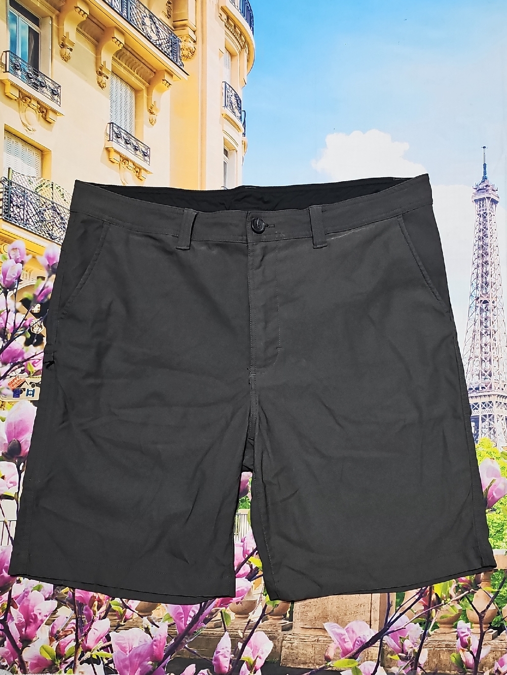 Prana Flat-Front Hiking Cargo Shorts Size 38